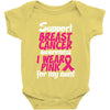 I Wear Pink For My Aunt Baby Onesie