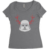darth vader reindeer Women's Triblend Scoop T-shirt