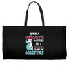 being a unicorn Weekender Totes