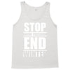 stop snow pression end winter funny Tank Top