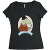 tea rex Women's Triblend Scoop T-shirt