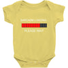 sarcasm loading Baby Bodysuit