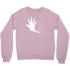 shadow puppet rabbit Crewneck Sweatshirt