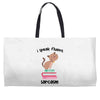 i speak fluent sarcazm Weekender Totes