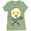 eggskull Ladies Fitted T-Shirt