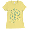 stacked Ladies Fitted T-Shirt