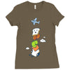 mid air disintegrated Ladies Fitted T-Shirt