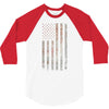 Vintage Usa Flag 3/4 Sleeve Shirt