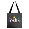 I Hate People Tote Bags
