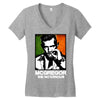 mcgregor the notorious ireland Women's V-Neck T-Shirt