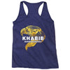 khabib gold eagle Racerback Tank