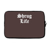 shrug life Laptop sleeve