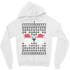 ugly santa noel Zipper Hoodie