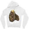 bear khabib Zipper Hoodie