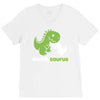 daddysaurus dinosaur dino V-Neck Tee