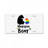 mama bear gay pride License Plate