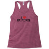 i love books Racerback Tank