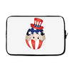 4th of July Peeking Baby Inside Egg Laptop sleeve