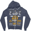 Born May Multitasking Problem Solving Tees Zipper Hoodie