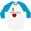 i dyslexia 3/4 Sleeve Shirt
