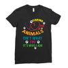 caring for animals isn't what i do it's who i am Ladies Fitted T-Shirt