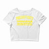 proactive procrastinator Crop Top