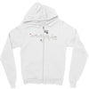 banksy style ak47 art   funny Zipper Hoodie