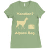 vacation, alpaca bag Ladies Fitted T-Shirt