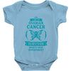 I am a Ovarian Cancer Survivor - What's Your Superpower? Baby Bodysuit