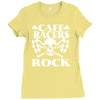 biker t shirt cafe racers ton up boys rockers greasers rock &amp; roll Ladies Fitted T-Shirt