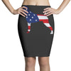 patriotic boxer Pencil Skirts