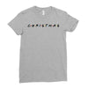 friends tv show parody christmas Ladies Fitted T-Shirt