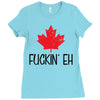 canada fuckin eh Ladies Fitted T-Shirt