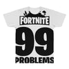 fortnite 99 problems - black All Over Men's T-shirt
