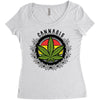 cannabis Women's Triblend Scoop T-shirt