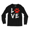 love dog paw Long Sleeve Shirts