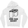 one can short Zipper Hoodie