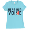 Women's March Hear Our Voice Ladies Fitted T-Shirt