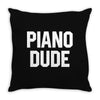 piano dude Throw Pillow