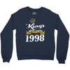 kings are born in 1998 Crewneck Sweatshirt