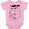 August Girl Facts Virgo Baby Onesie
