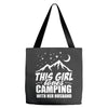 Camper Couple Girl White Tote Bags