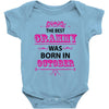 The Best Grammy Was Born In October Baby Onesie