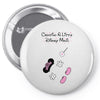 Creating a Little Disney Magic Pink Glitter Pin-back button