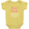 Short Girls God Only Lets Things Grow Up Baby Onesie