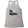 the dogfather dalmatian Racerback Tank