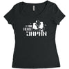 i'm huge in japan   funny humor big godzilla tokyo japanese tourist te Women's Triblend Scoop T-shirt