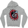 shark attack Zipper Hoodie