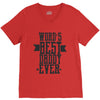 words best daddy V-Neck Tee