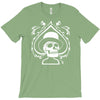 totenkopf zylinder skull pik poker ace topper bike mc rock metal T-Shirt
